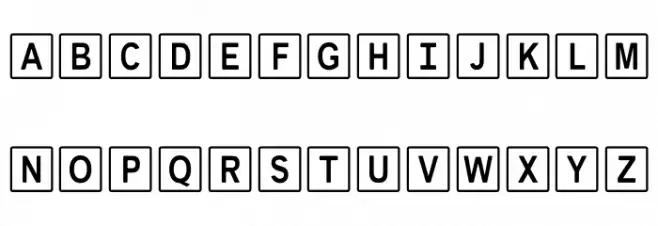 KAZYcase scrabble Caratteri MINUSCOLO