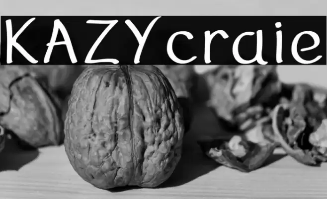 KAZYcraie Font examples
