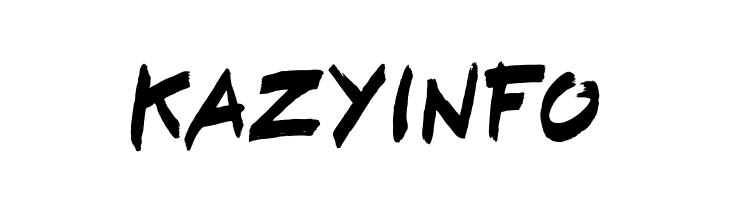 KAZYinfo  Frei Schriftart Herunterladen