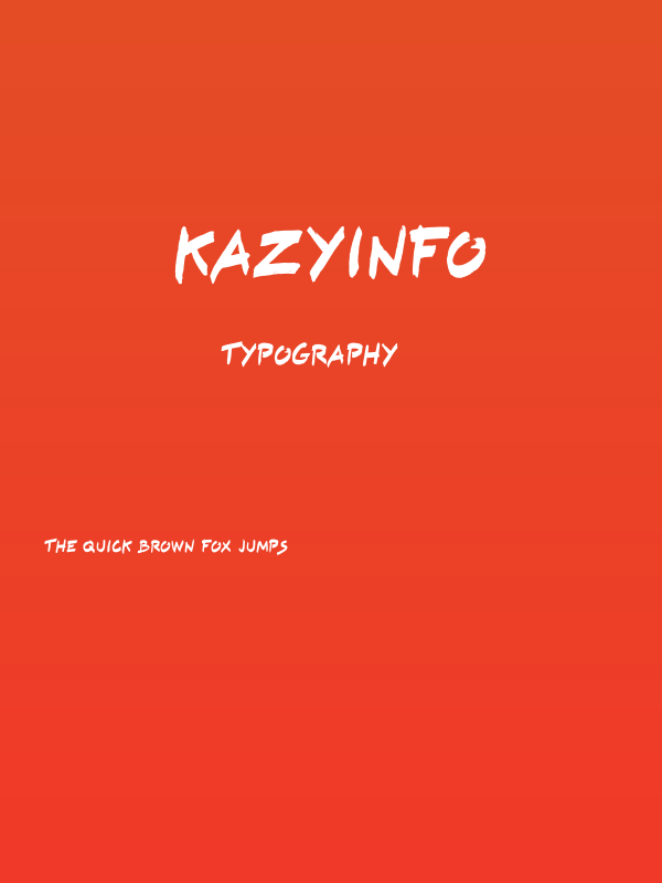 KAZYinfo Poster