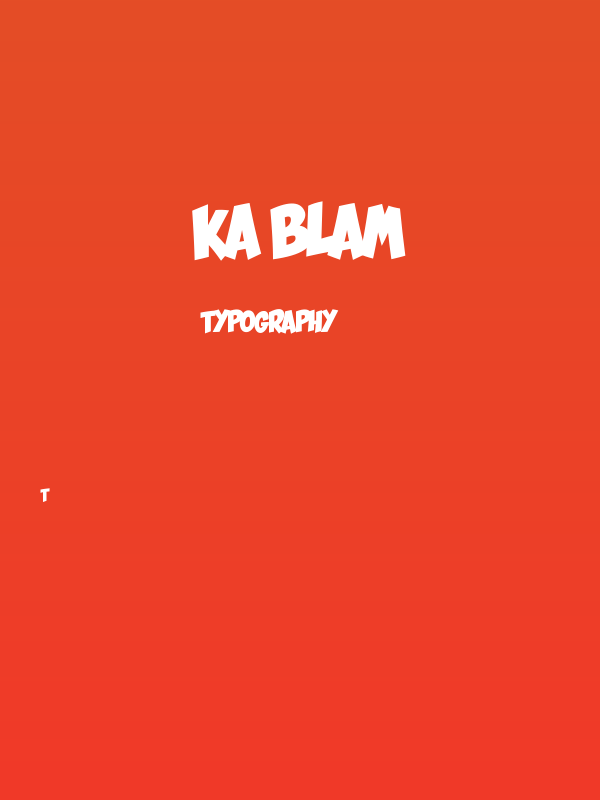 Ka Blam Poster