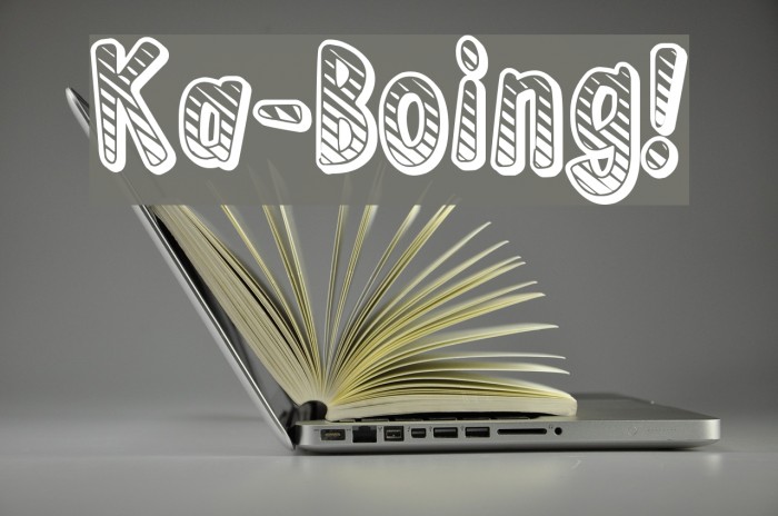 Ka-Boing! Font examples