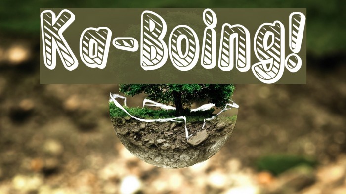 Ka-Boing! Font examples