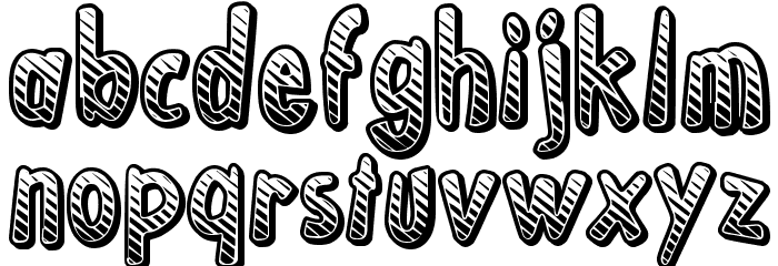 Ka-Boing! Font LOWERCASE