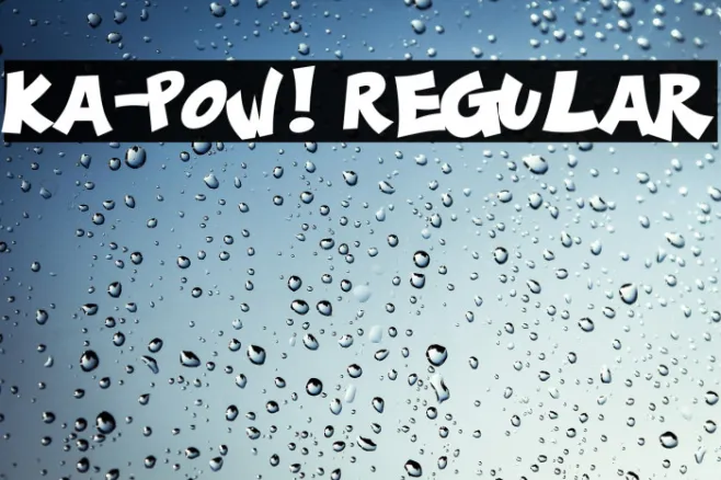 Ka-Pow! Regular Example 2