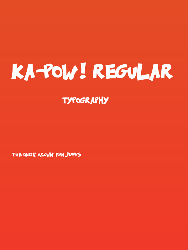 Ka-Pow! Regular Poster