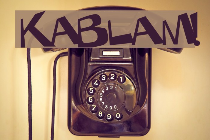 KaBlam! Font examples