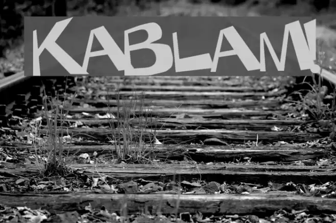 KaBlam! Font examples