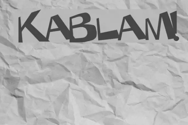 KaBlam! Font examples