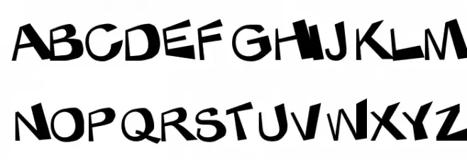 KaBlam! Font LOWERCASE