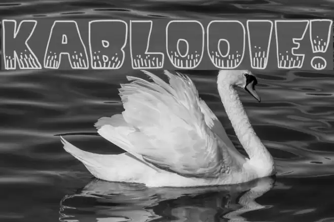 KaBlooie! Font examples