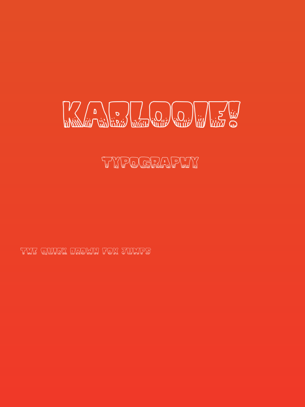 KaBlooie! Poster