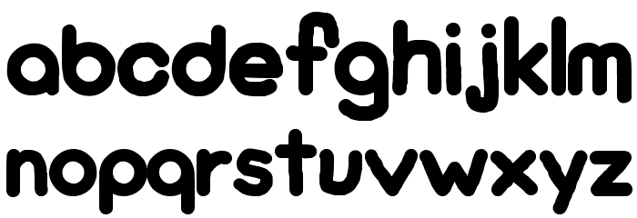 KaBoom New Font LOWERCASE