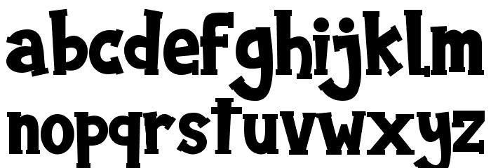 KaNg PacKet DEMO Font LOWERCASE
