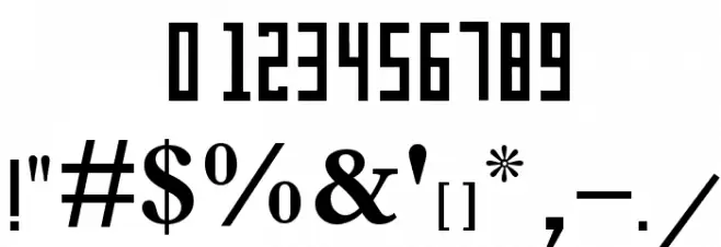 Kabah I Font OTHER CHARS