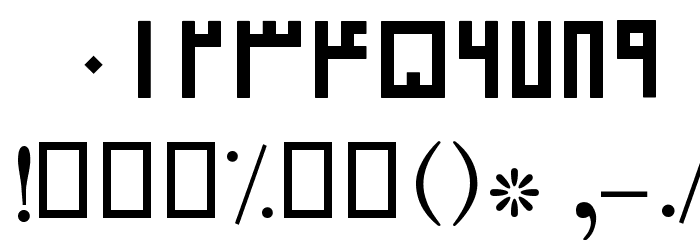 Kabah II Font OTHER CHARS
