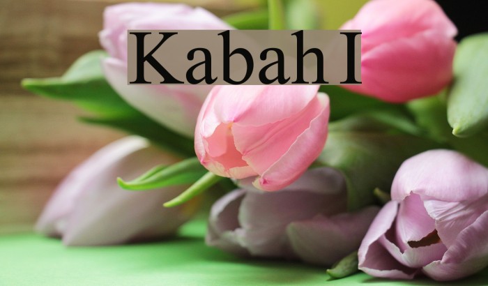 Kabah I Font examples