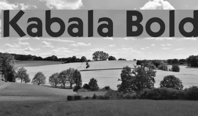 Kabala Bold Font examples