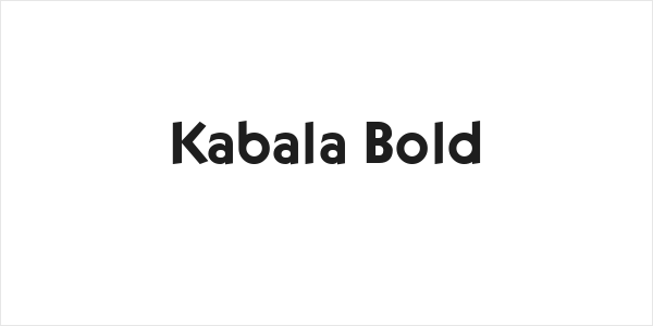 Kabala Bold Logo