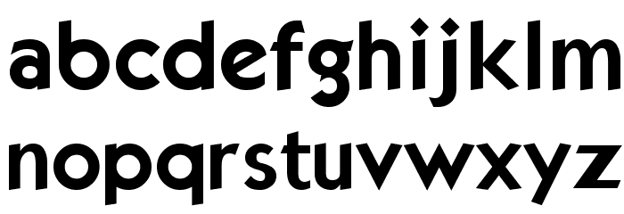 Kabala Bold Font LOWERCASE