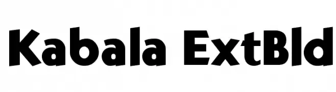 Kabala ExtBld  les polices de caractères gratuit tlcharger