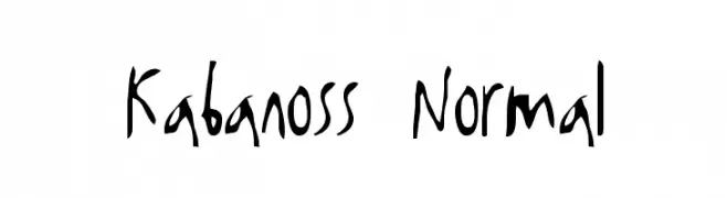 Kabanoss Normal  Fuentes Gratis Descargar