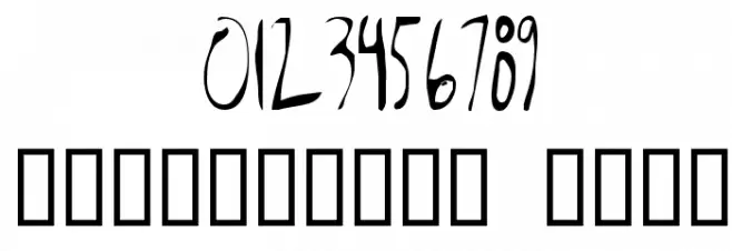 Kabanoss Normal Font OTHER CHARS