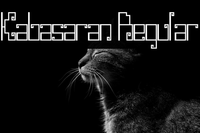 Kabasaran Regular Example 1