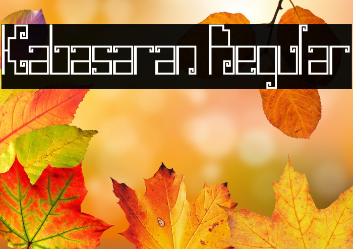 Kabasaran Regular Example 3