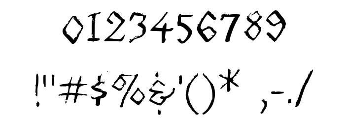 Kabbalah Sampler Medium Font OTHER CHARS