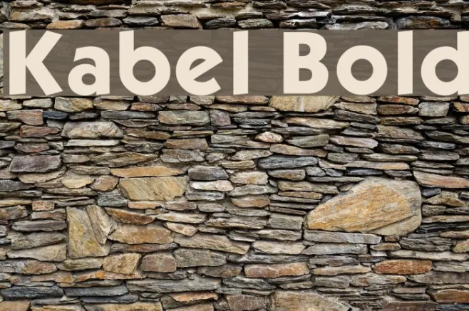 Kabel Bold Example 3