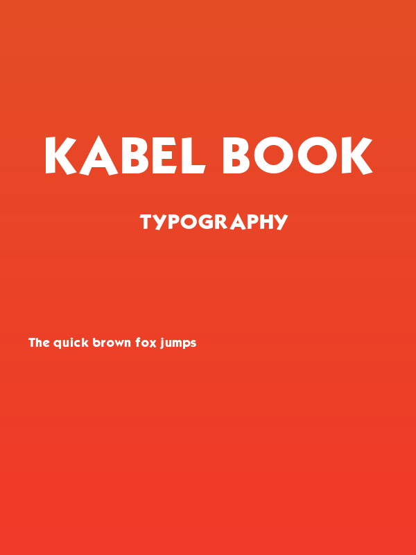 Kabel Book Poster