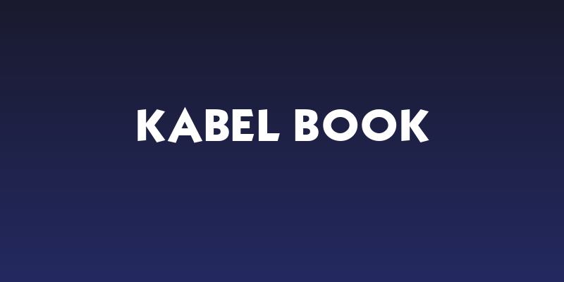 Kabel Book Social Header
