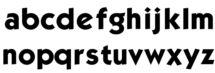Kabel Book Font LOWERCASE