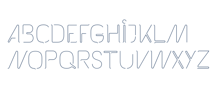 Kabel-Light Uppercase