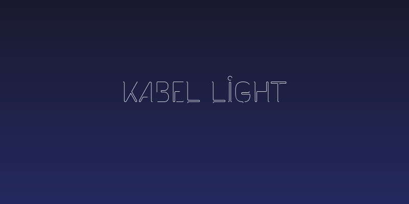 Kabel-Light Social Header