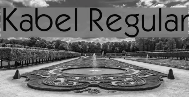 Kabel Regular Font examples