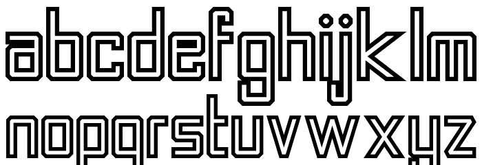 Kaberet Font LOWERCASE