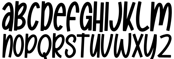Kabhedo Font LOWERCASE