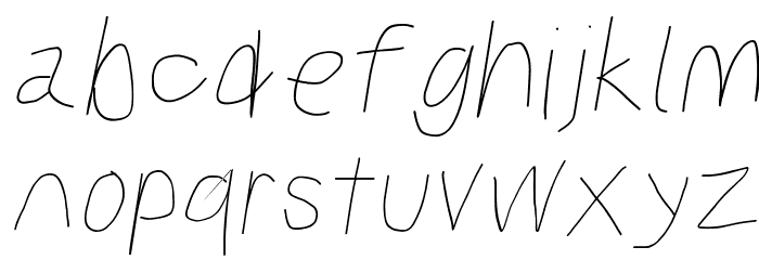 Kabina Bold Oblique Font LOWERCASE