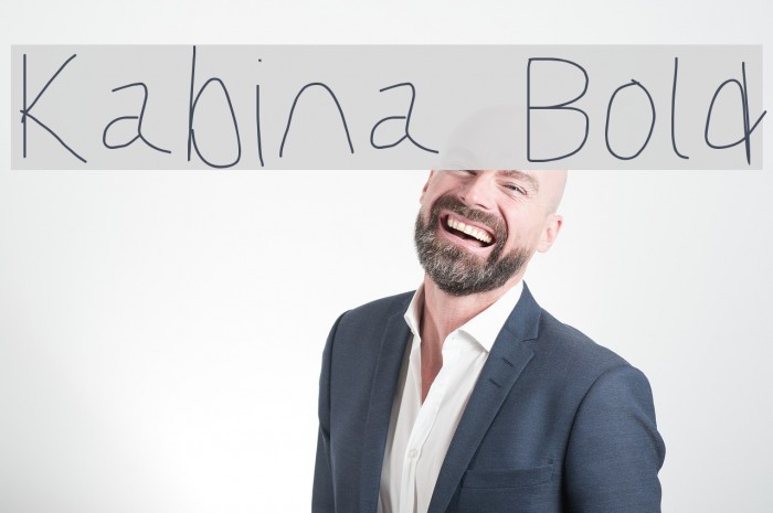 Kabina Bold Font examples