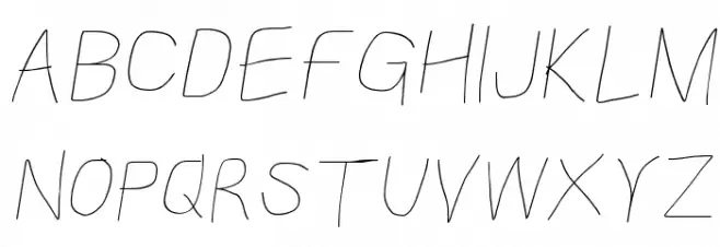Kabina Book Oblique Font UPPERCASE