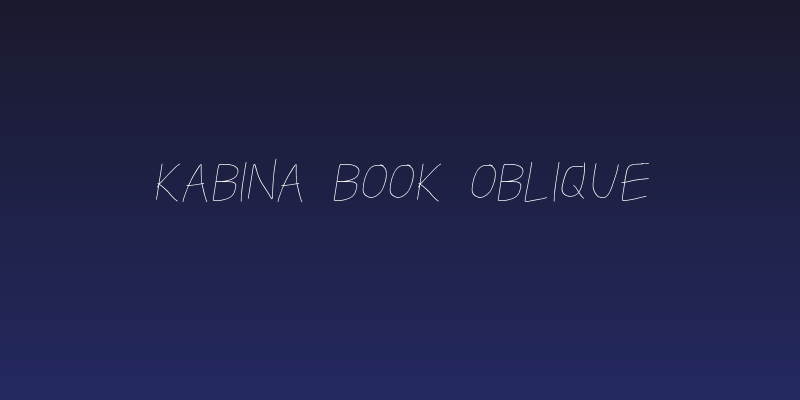 Kabina Book Oblique Social Header