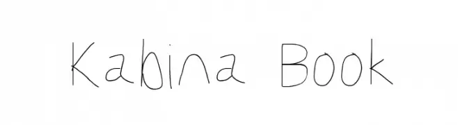 Kabina Book  フリーフォントのダウンロード