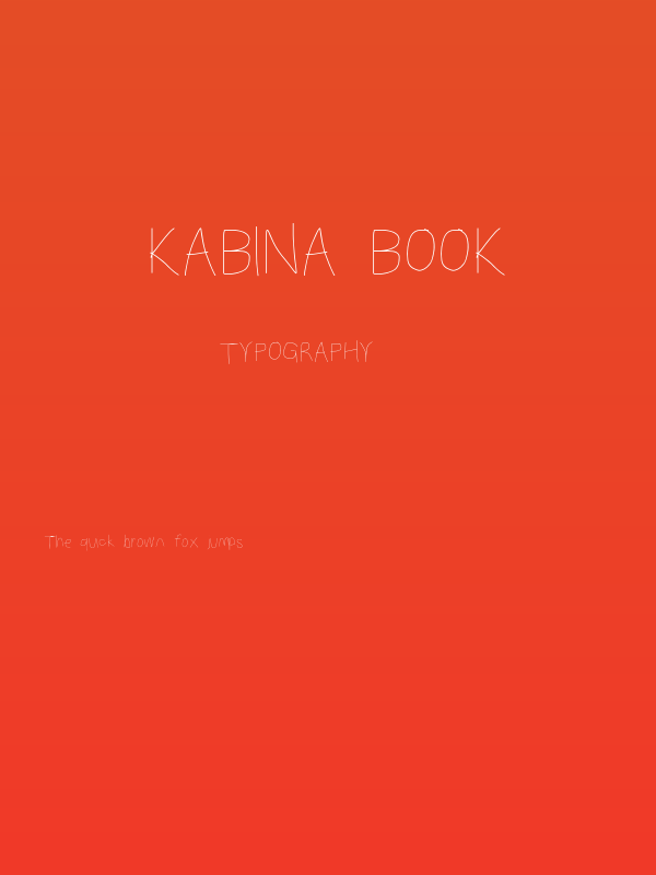Kabina Book Poster