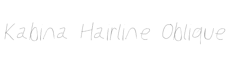 Kabina Hairline Oblique  Descarca Fonturi Gratis