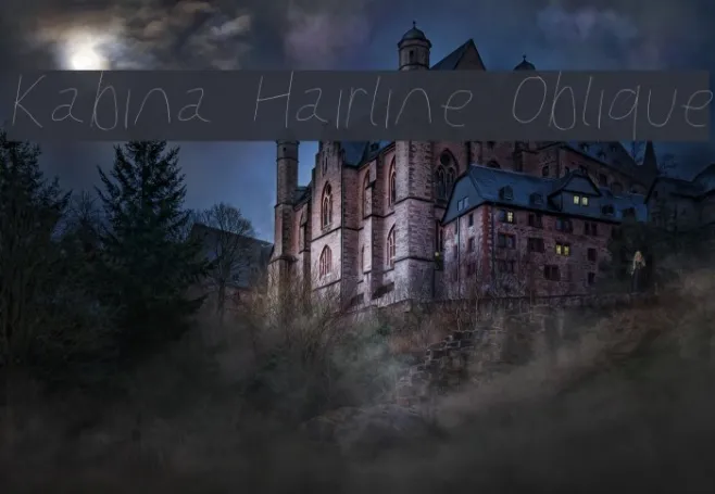 Kabina Hairline Oblique Example 3
