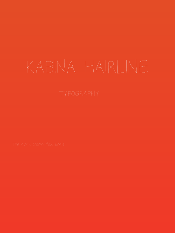 Kabina Hairline Poster