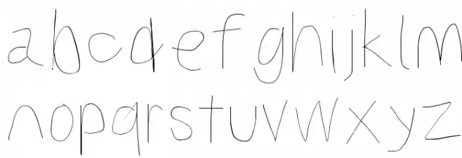 Kabina Hairline Font LOWERCASE