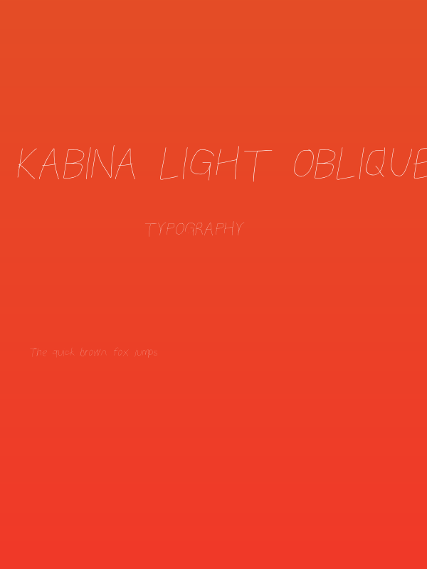 Kabina Light Oblique Poster